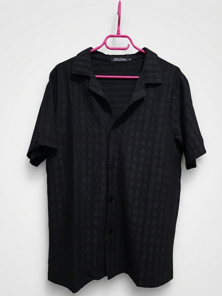 Chemise noire pr homme