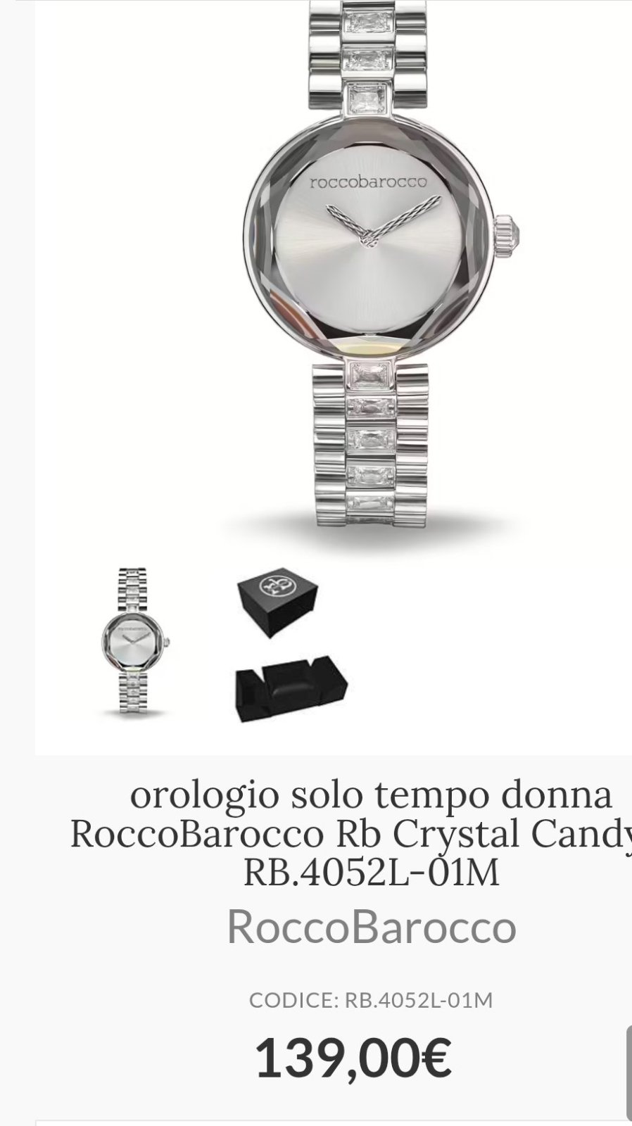 Montre Rocco barocco 