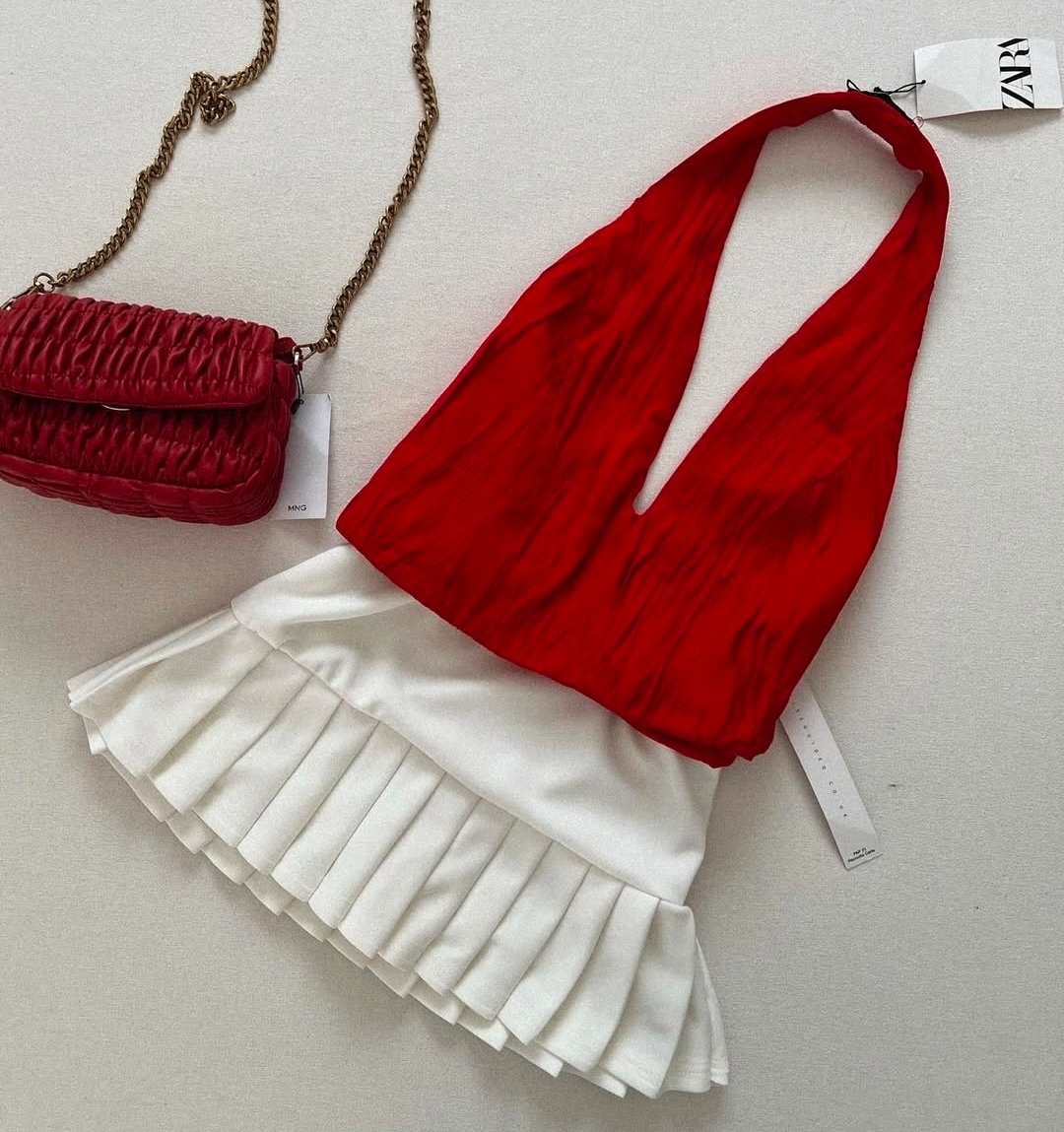 Top Zara rouge