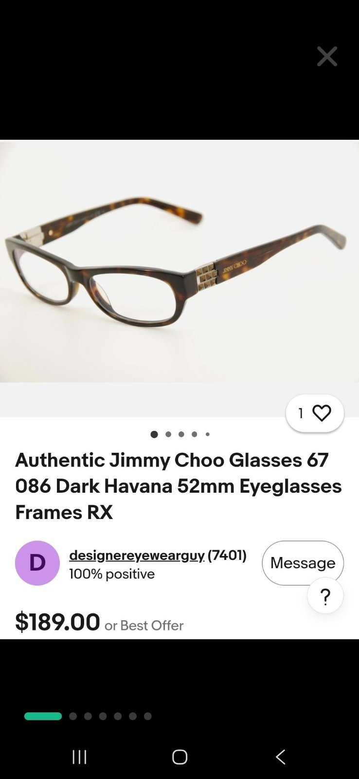 Cadre Lunettes JIMMY CHOO
