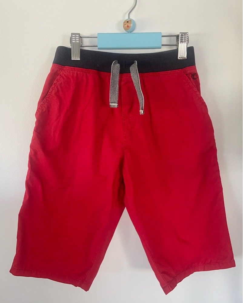 Bermuda garçon rouge