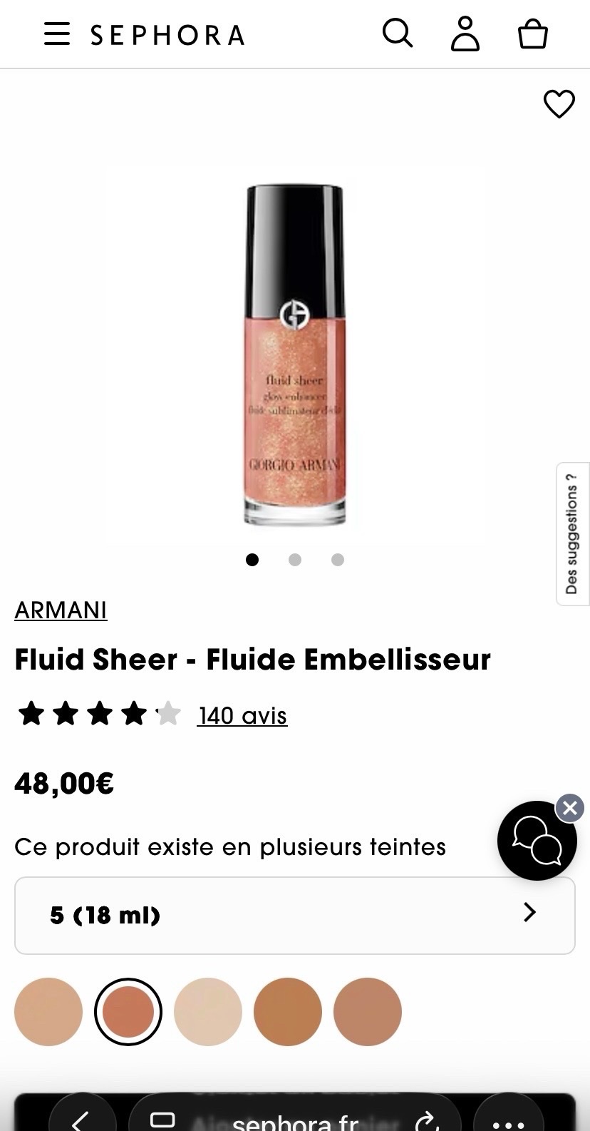 Glow enhancer Armani beauty