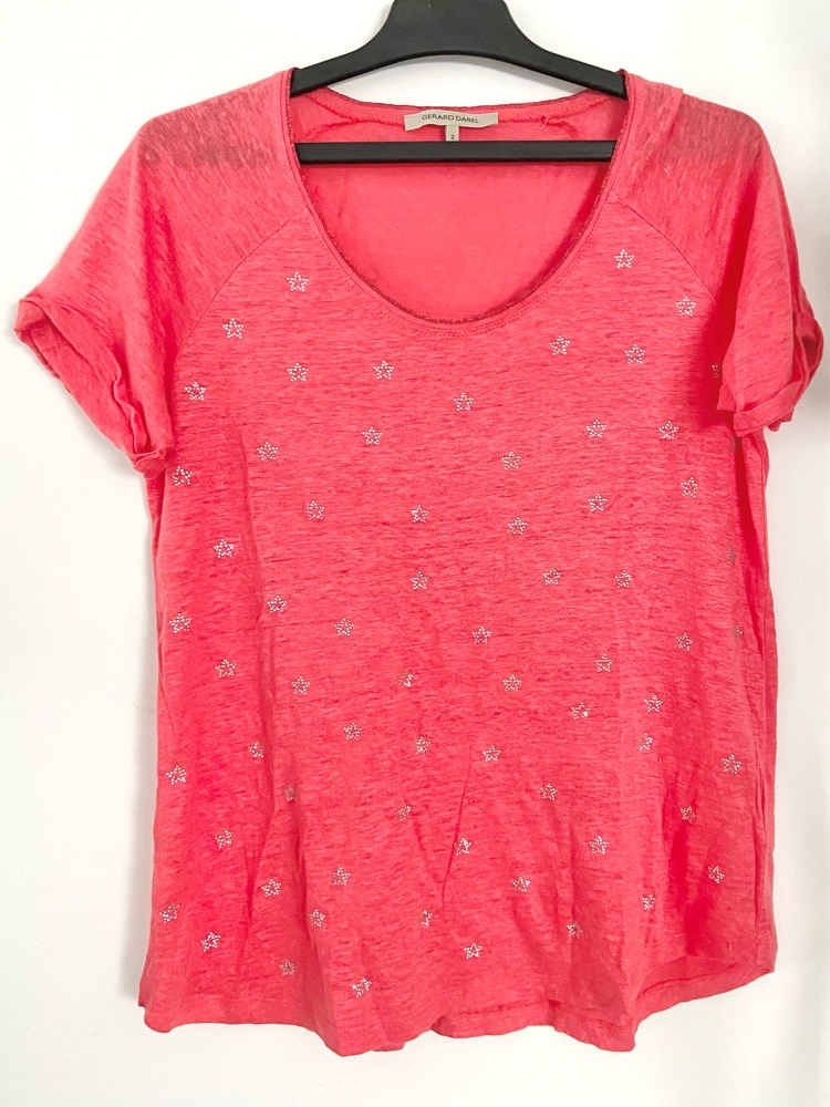 T shirt corail Gerard Darel