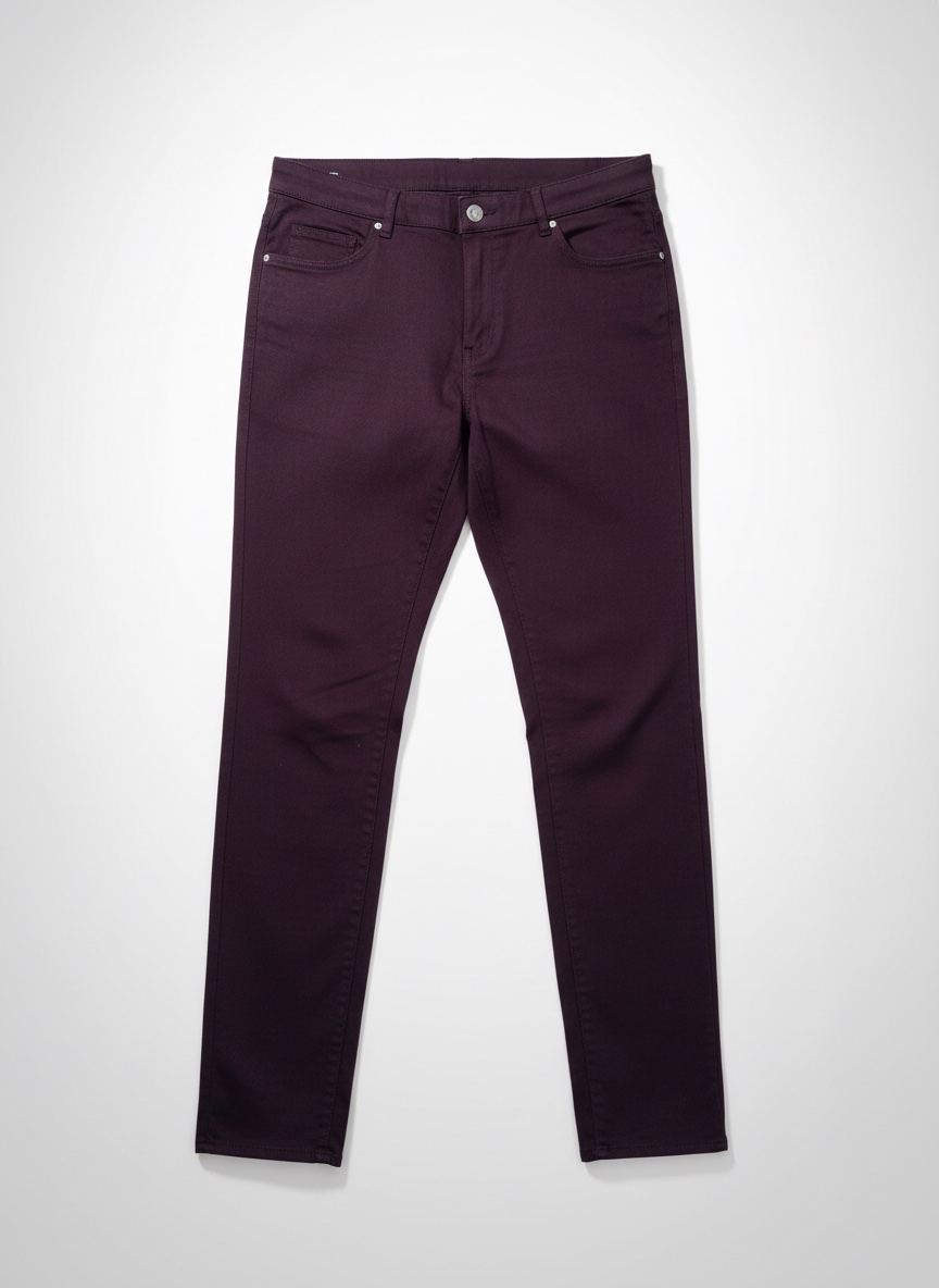 Pantalon droit burgundy
