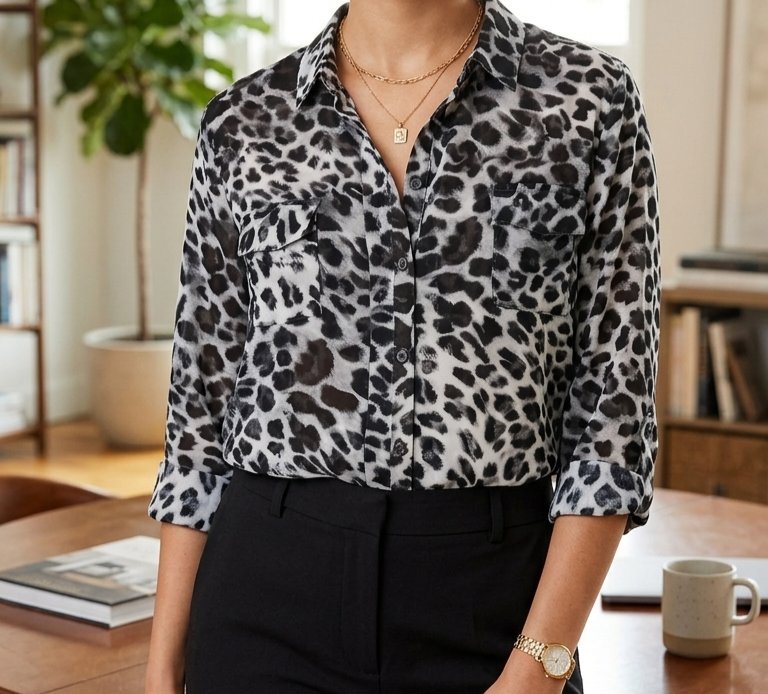 Chemise animal print 