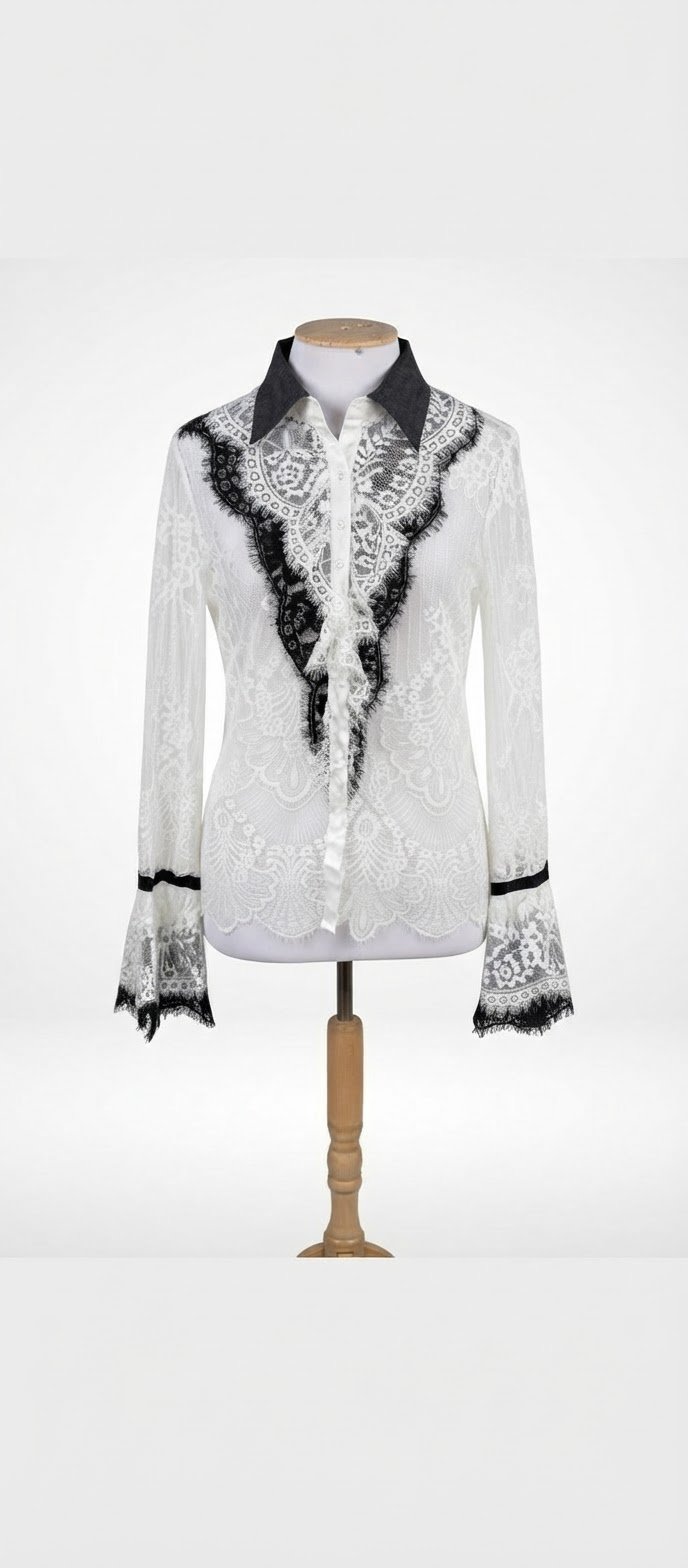 Chemise en dentelle 