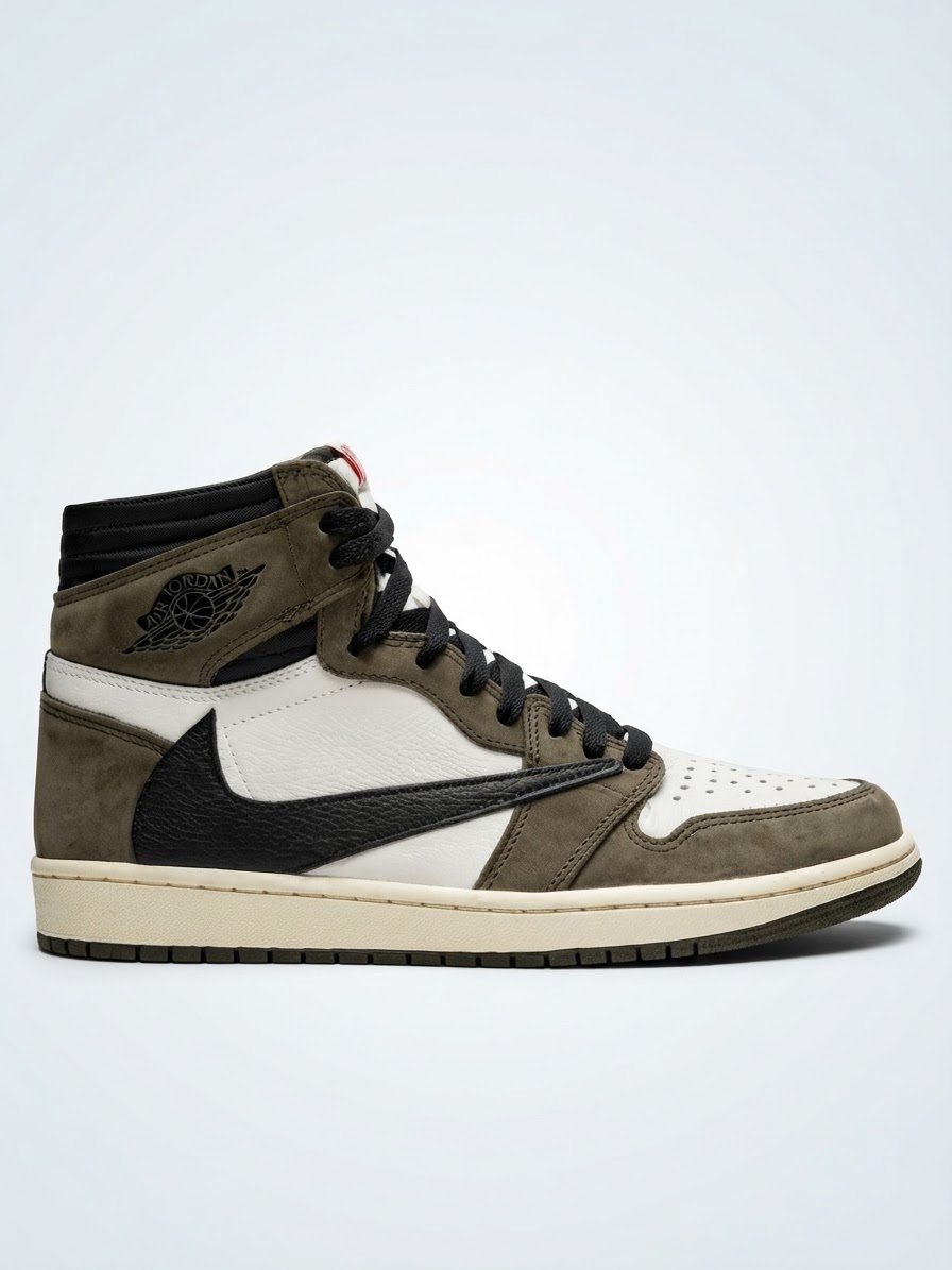 Nike jordan 1 travis scott jamais porte