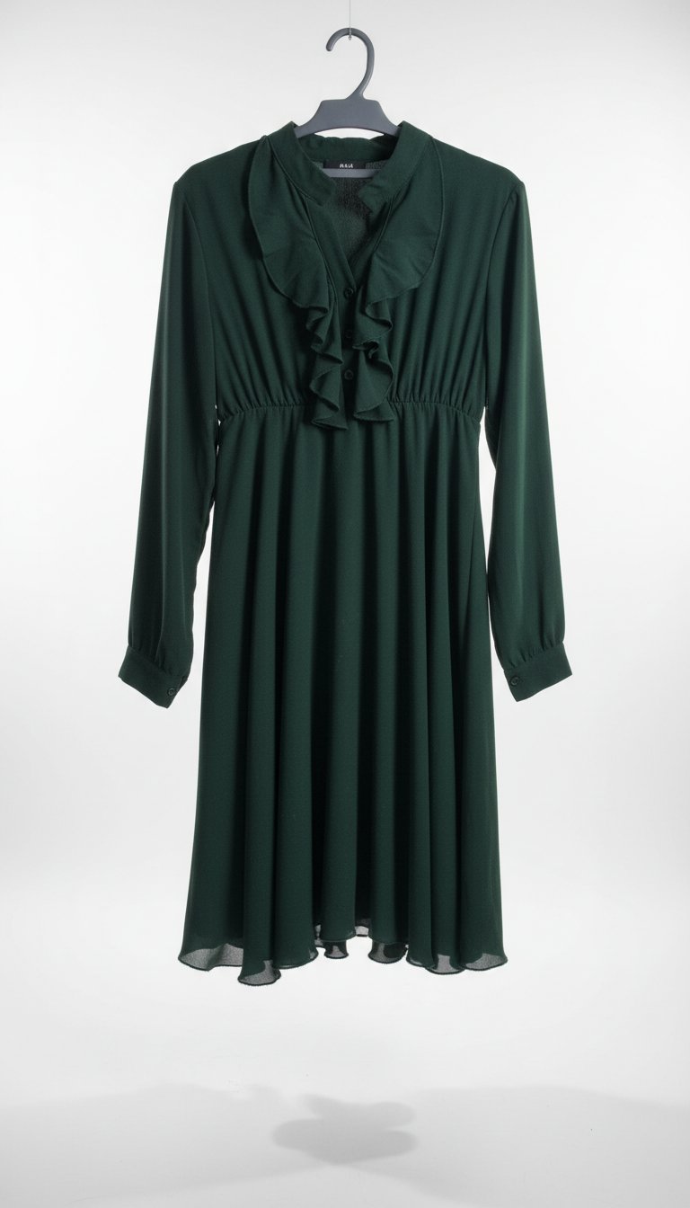 Robe verte courte