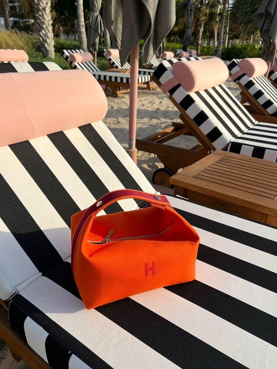 Pochette Hermes couleur Orange neuf