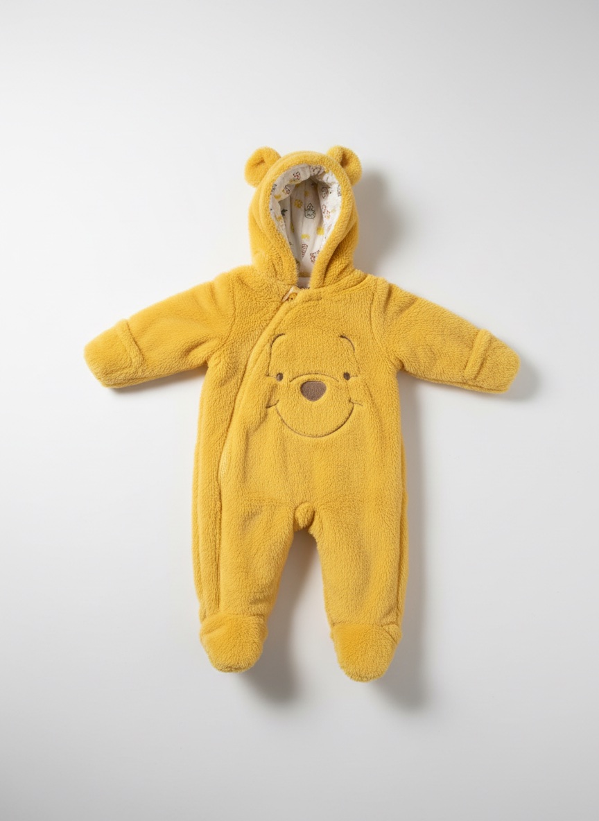 Combinaison a capuche manche longue bebe 6-9 mois