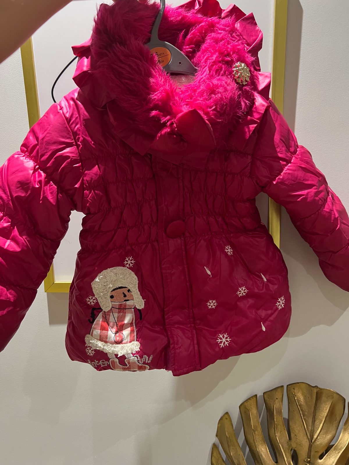 Manteau fille rose 2/3 ans