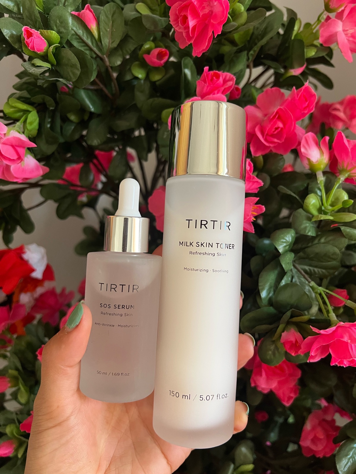 Tirtir sos serum et milk skin toner