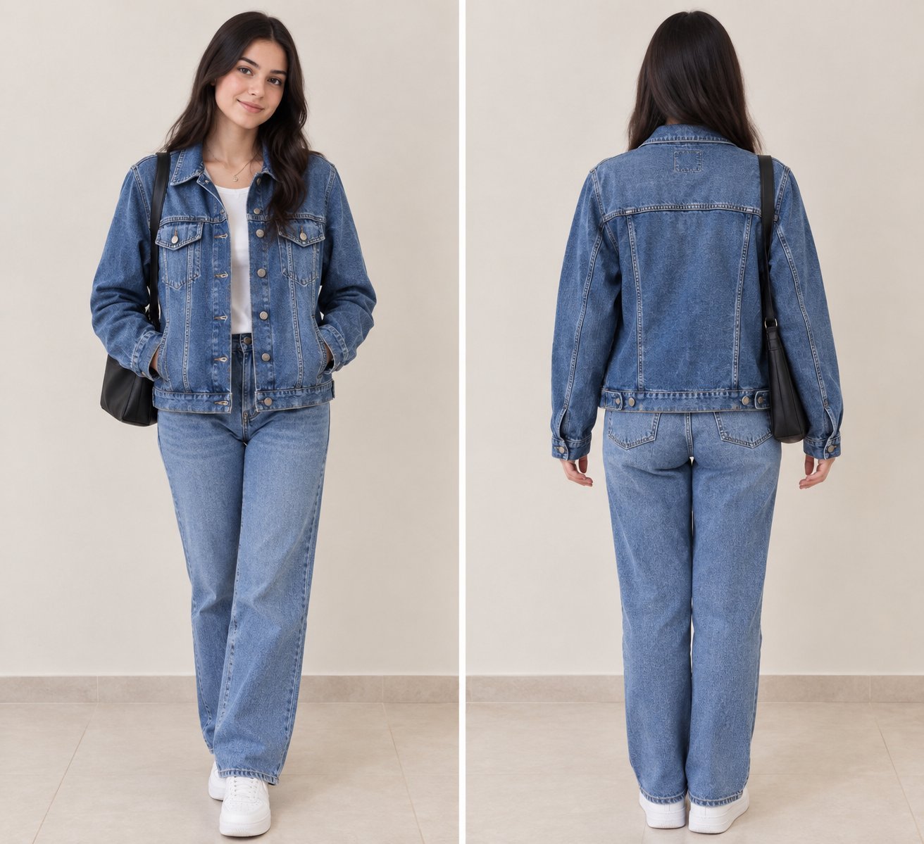 Veste courte jeans
