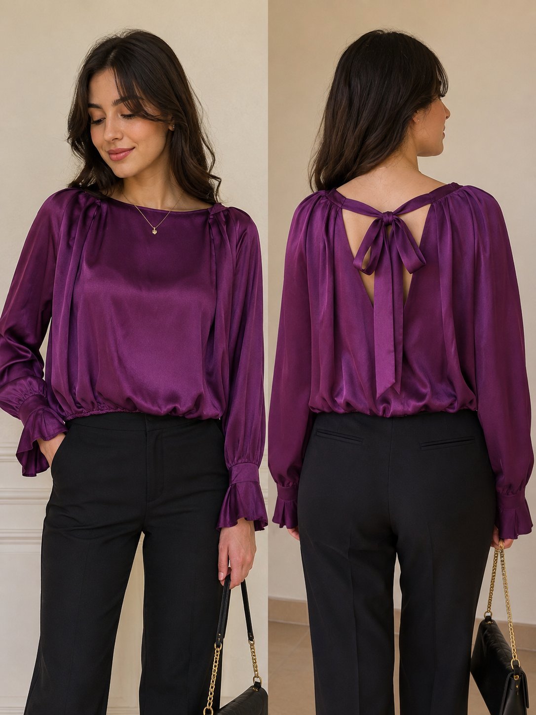 Chemise violet 💜