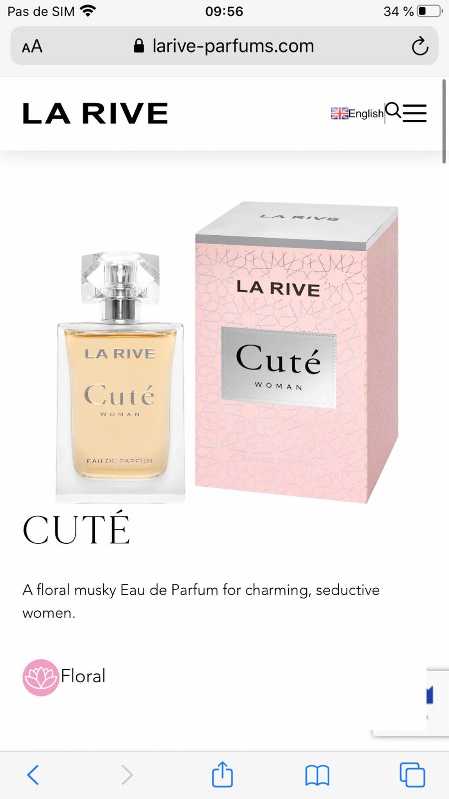 La rive cuté woman 100ml