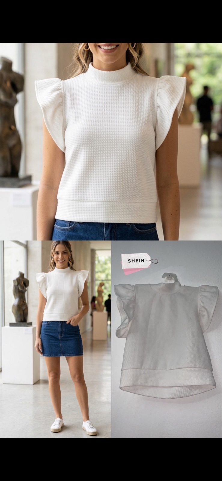 Pull blanc 