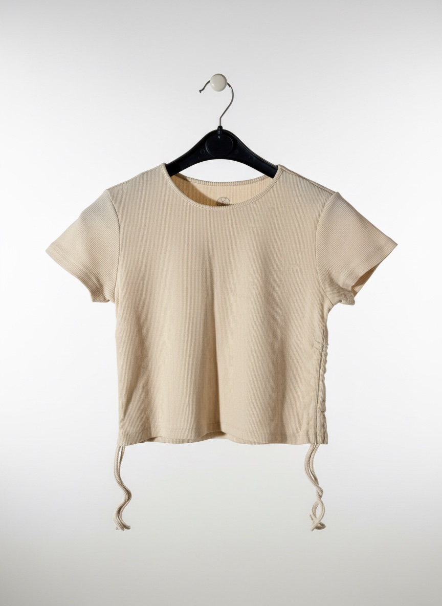 Crop top beige