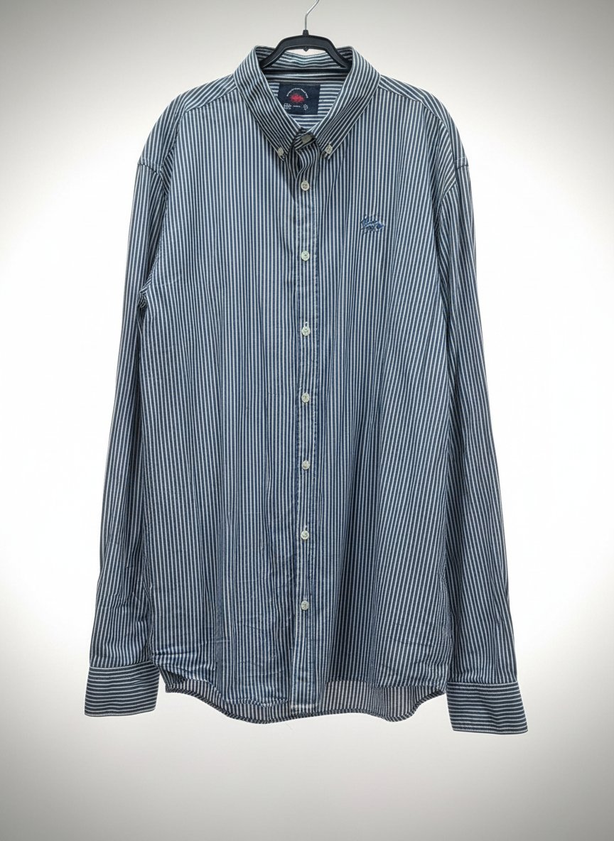 Chemise polo rayée 2xl