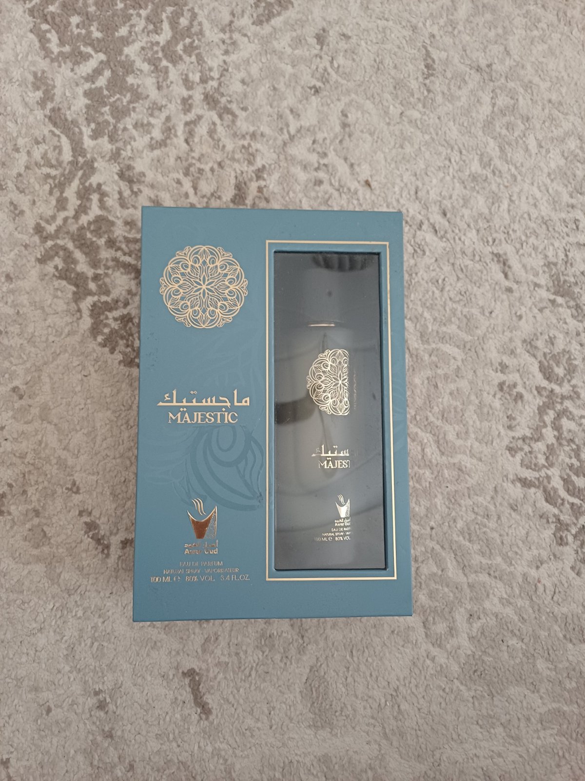 Parfum homme majestic asrar oud 100 ml