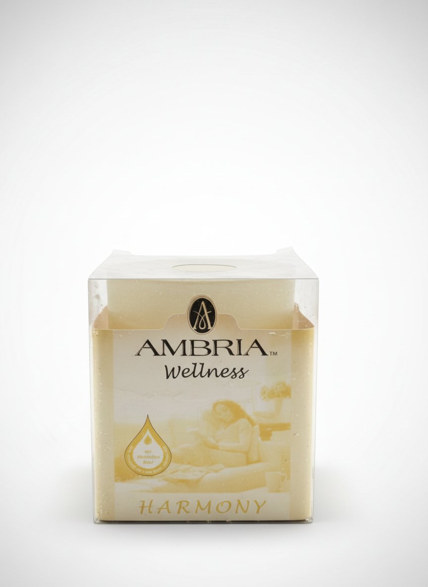 Bougie pillar Marque : Ambria™ Gamme : Wellness Modèle / Parfum : Harmony