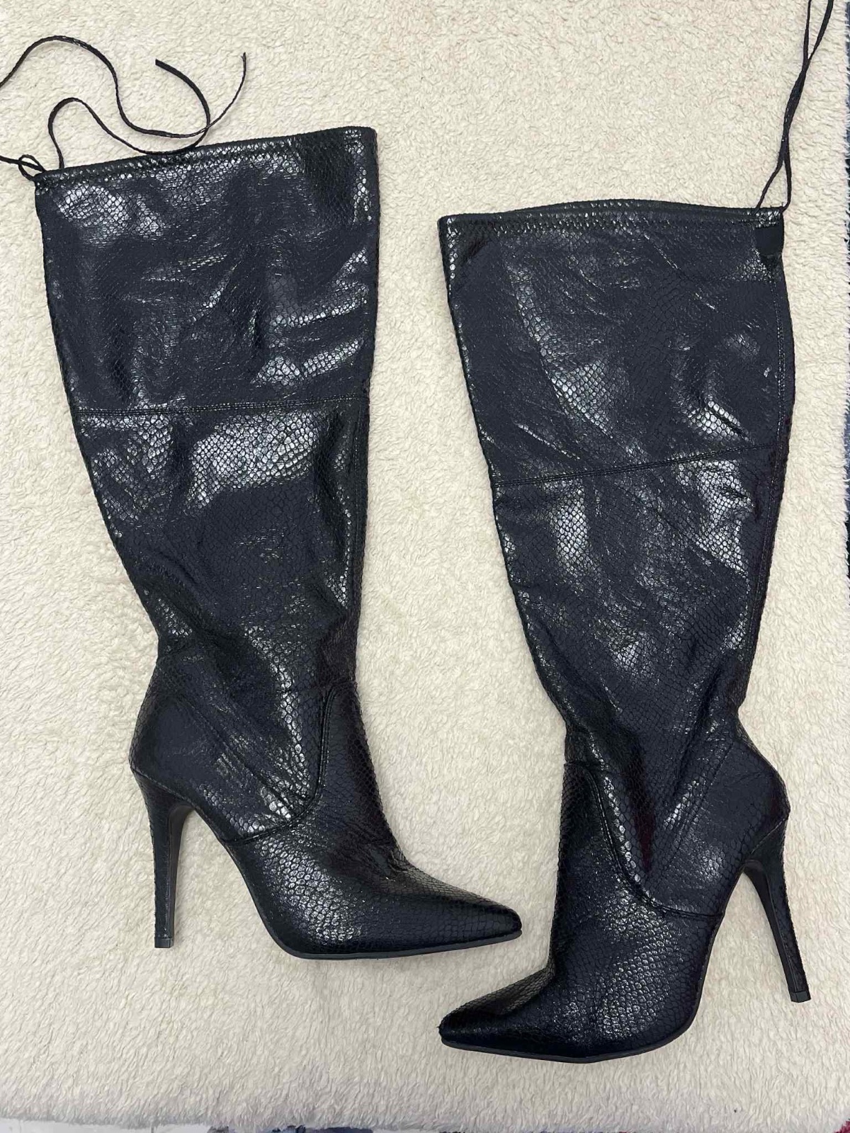 Botte talon noir