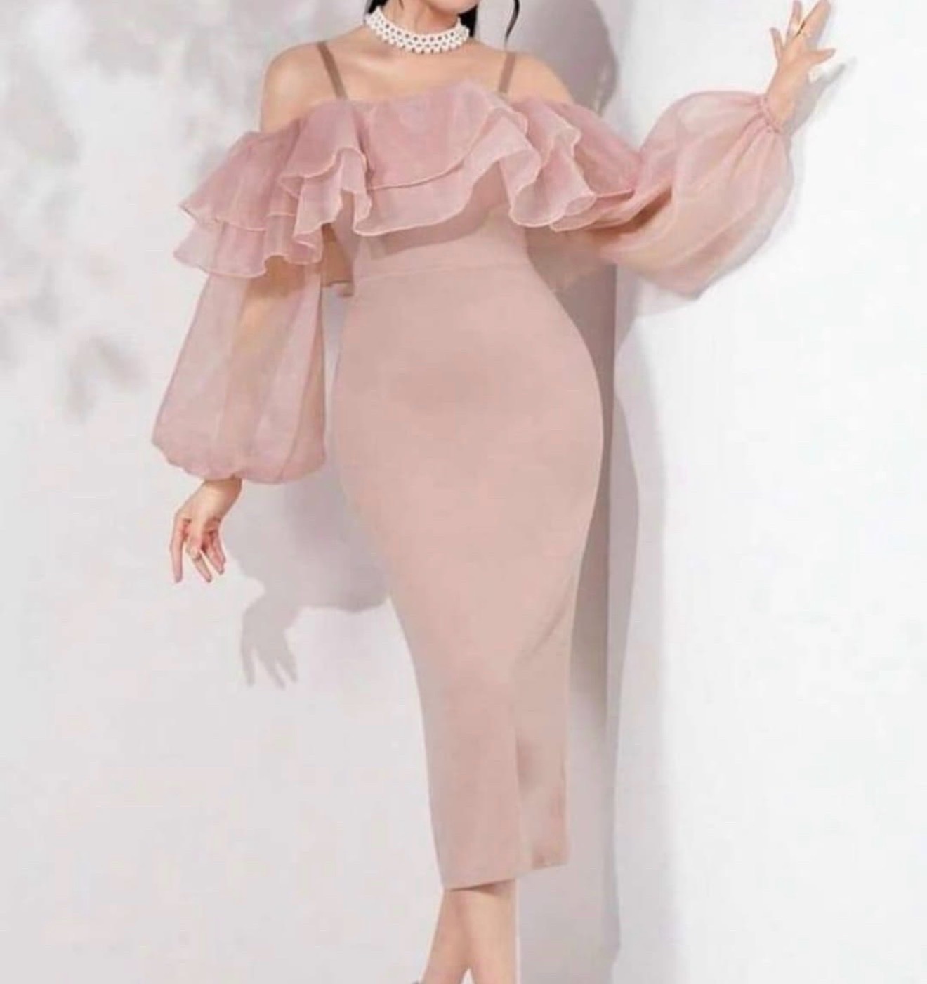 Robe rose bébé