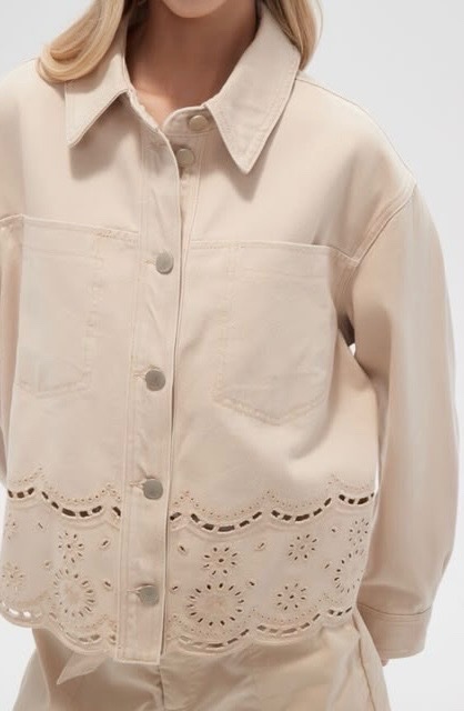 Chemise jean zara rose