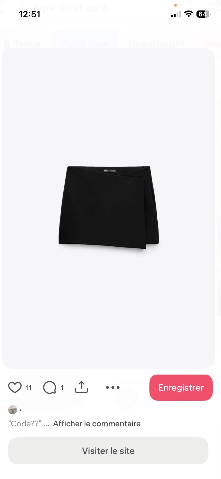 Jupe short