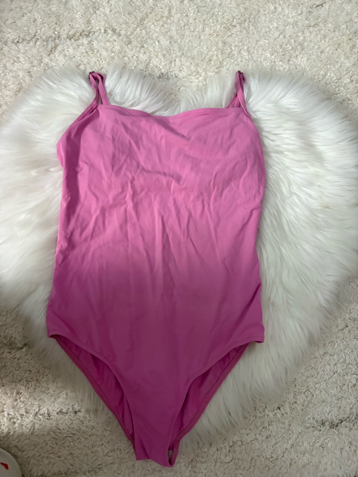 Maillot une pièce rose simple et tendance 💖