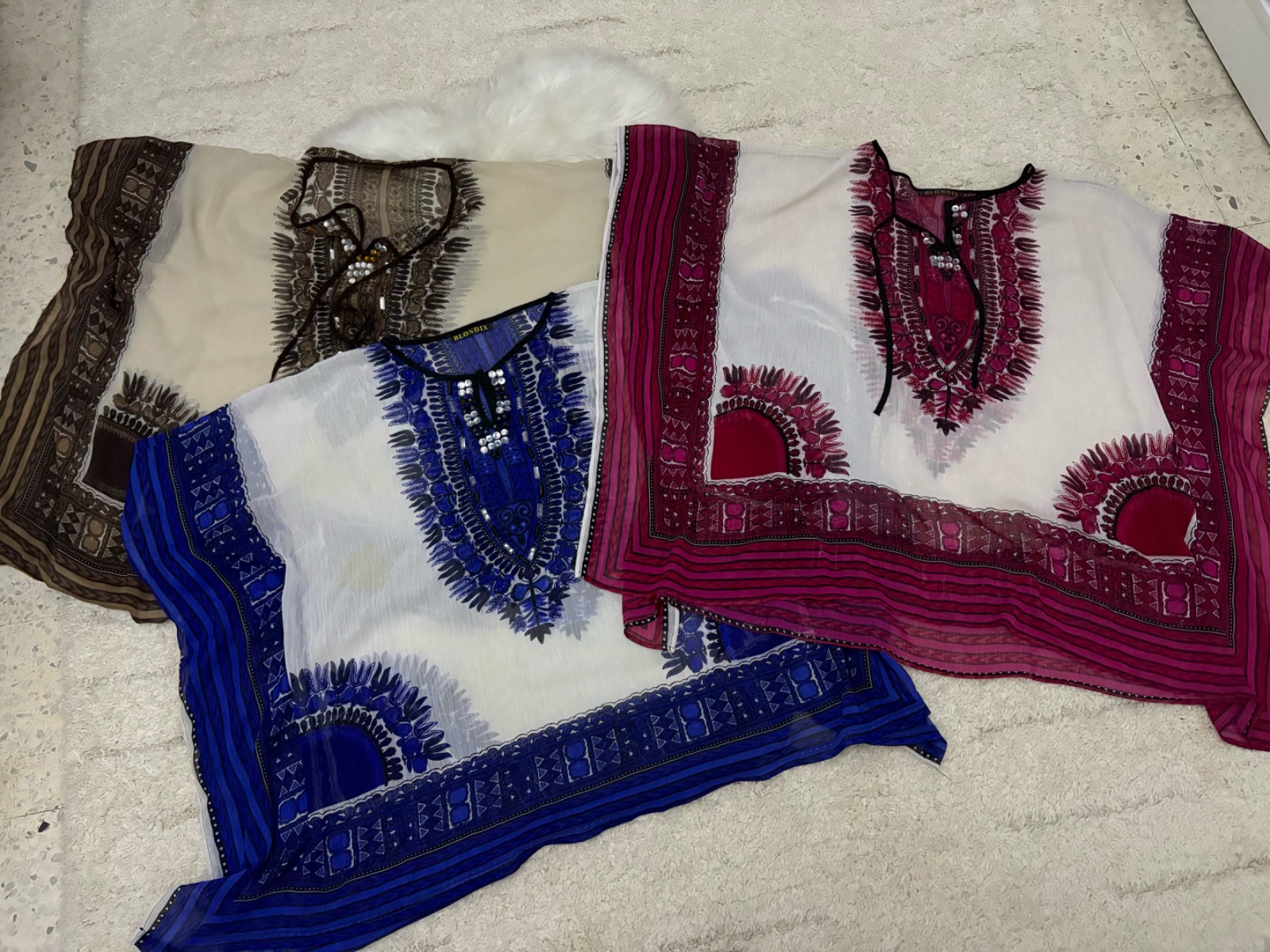 Trois Tuniques plage style oriental – légères et élégantes ✨