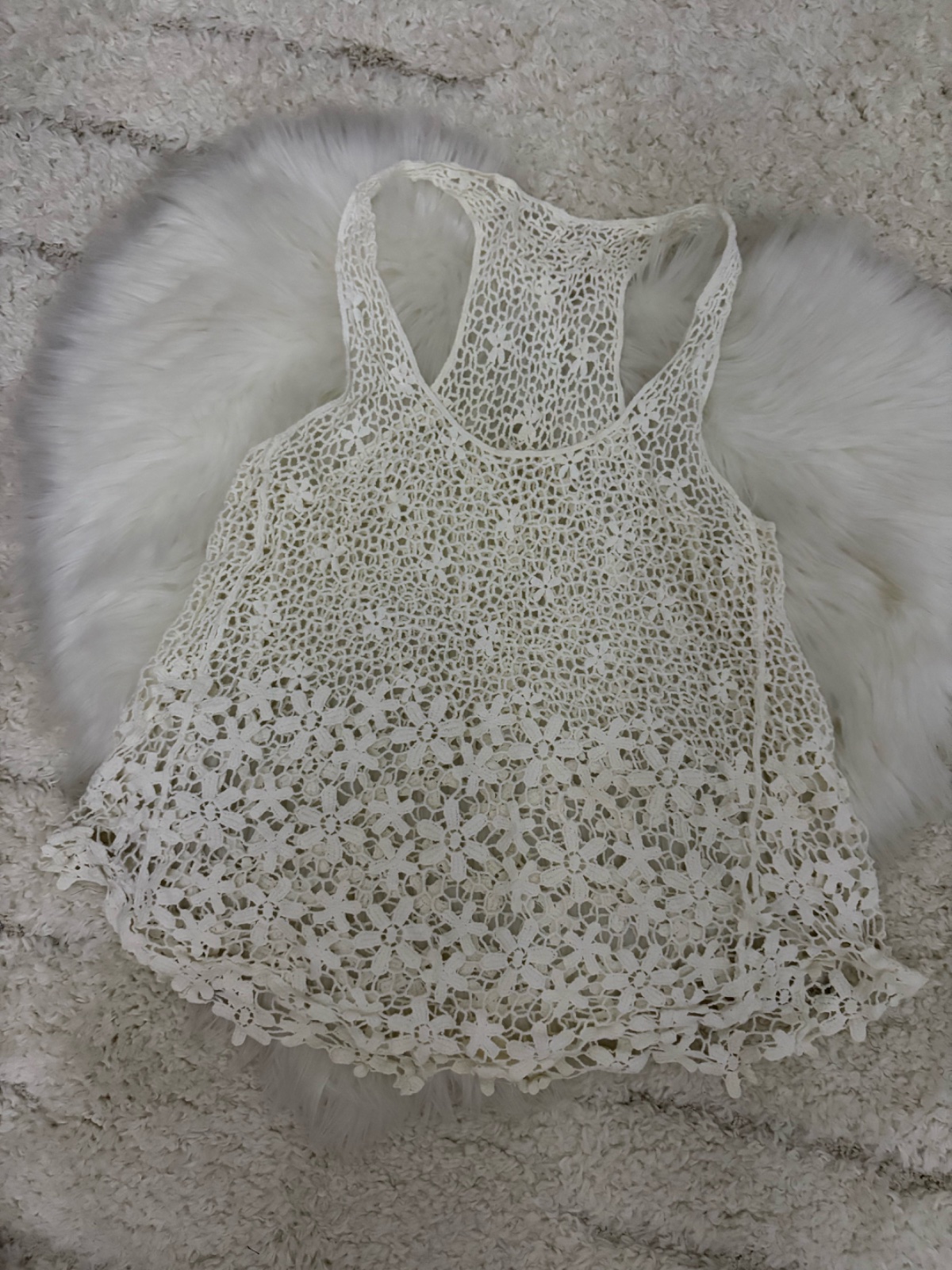 Top blanc en dentelle chic – Style bohème été 🌸