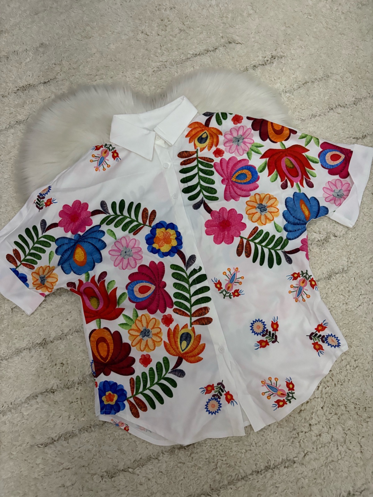 Chemise fleurie chic 🌸