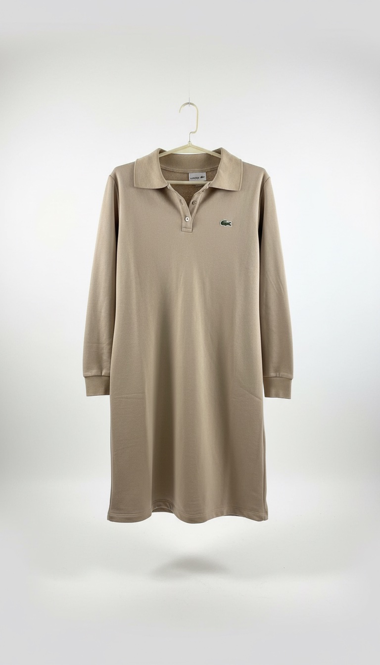 Lacoste long sleeve polo dress