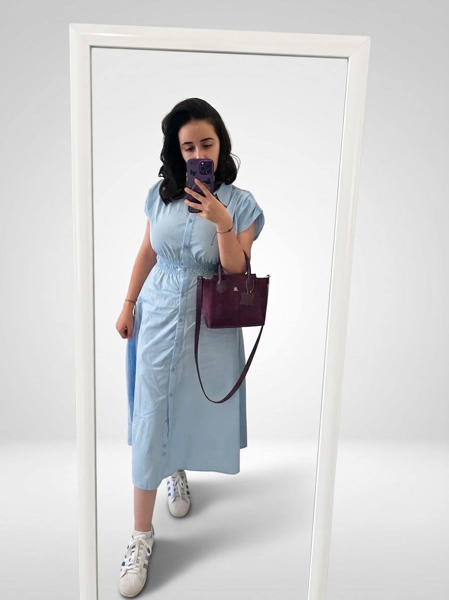 Robe bleu ciel pour tous les jours