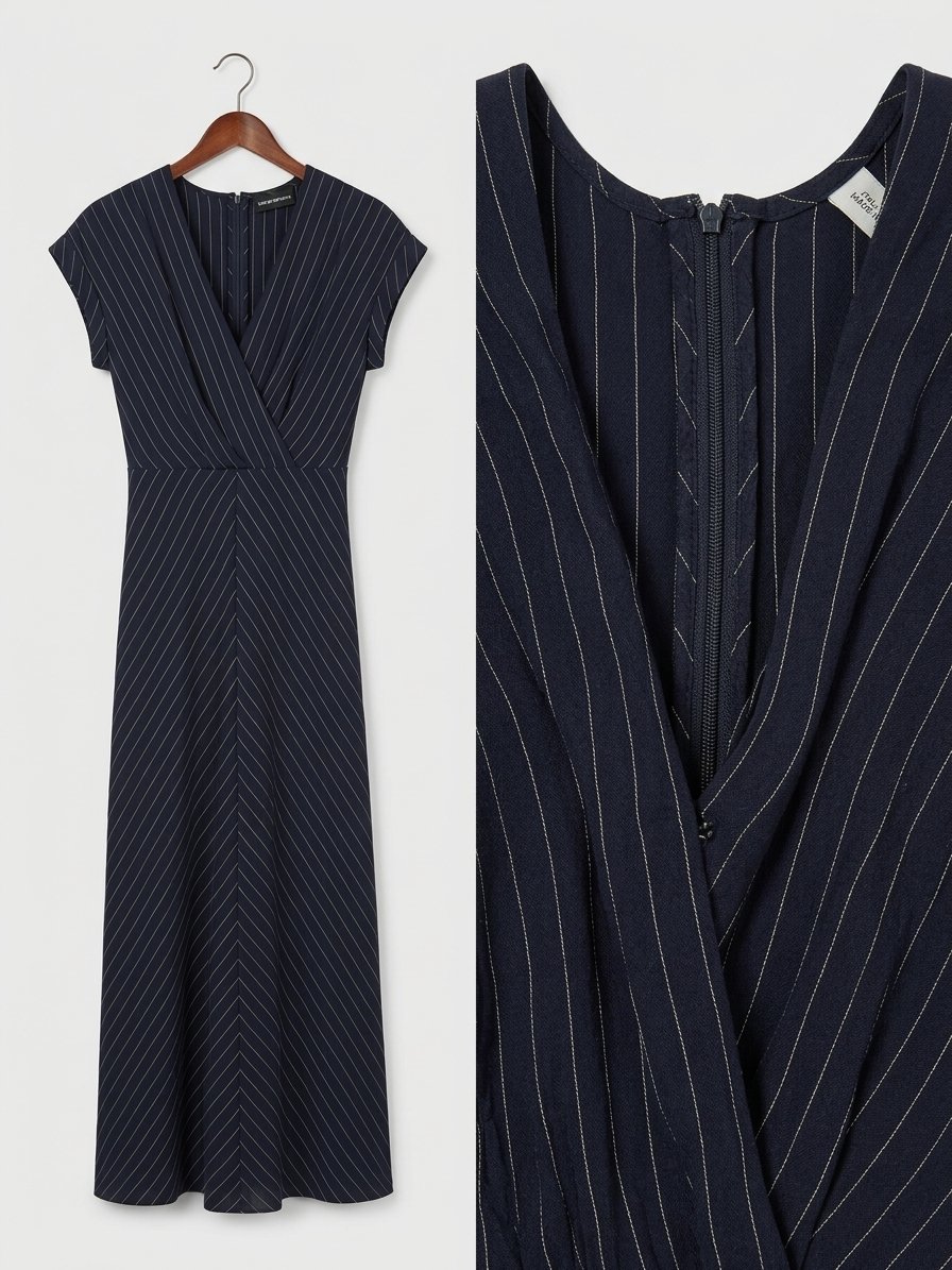 Robe longue à rayures tennis  Mango