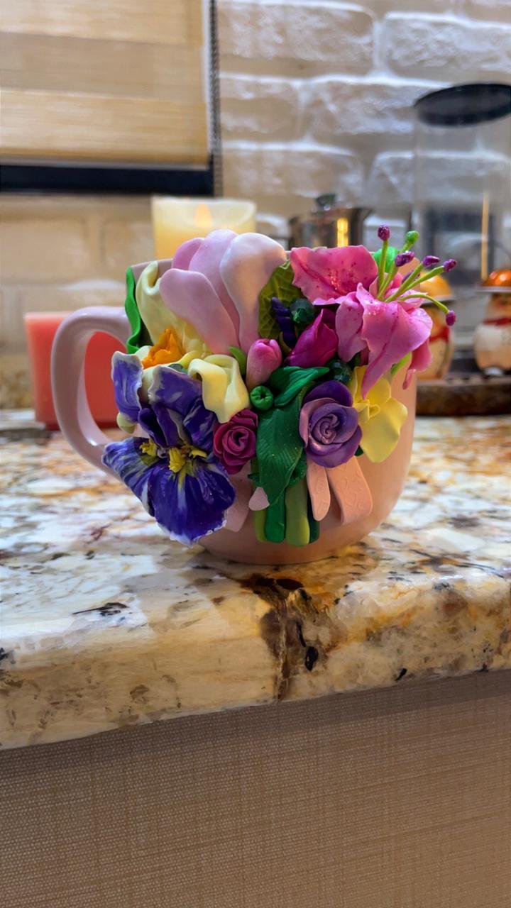 Mug florale 