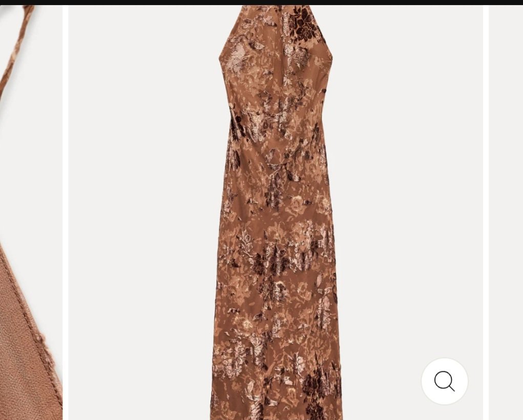 Robe mi-longue dévorée dos liens croisées
