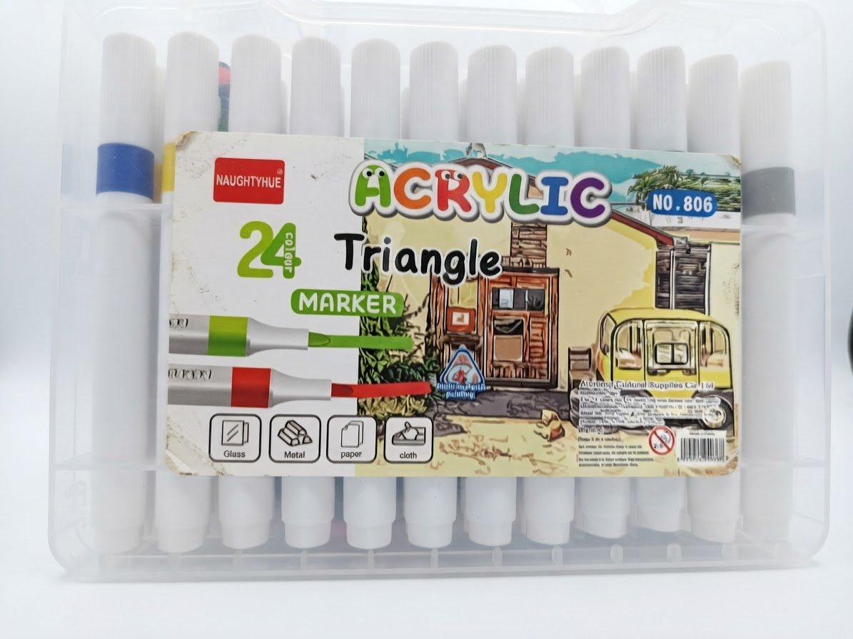 Acrylic pens pack
