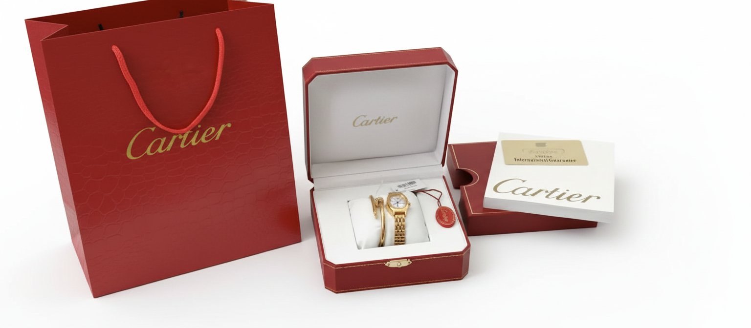 Montre cartier + bracelet 