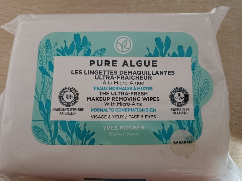 Lingettes démaquillantes Yves Rocher 