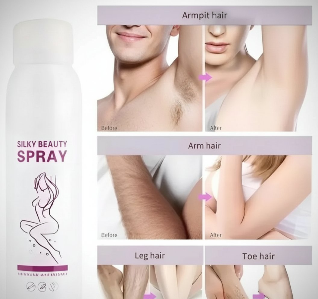 Spray hair off