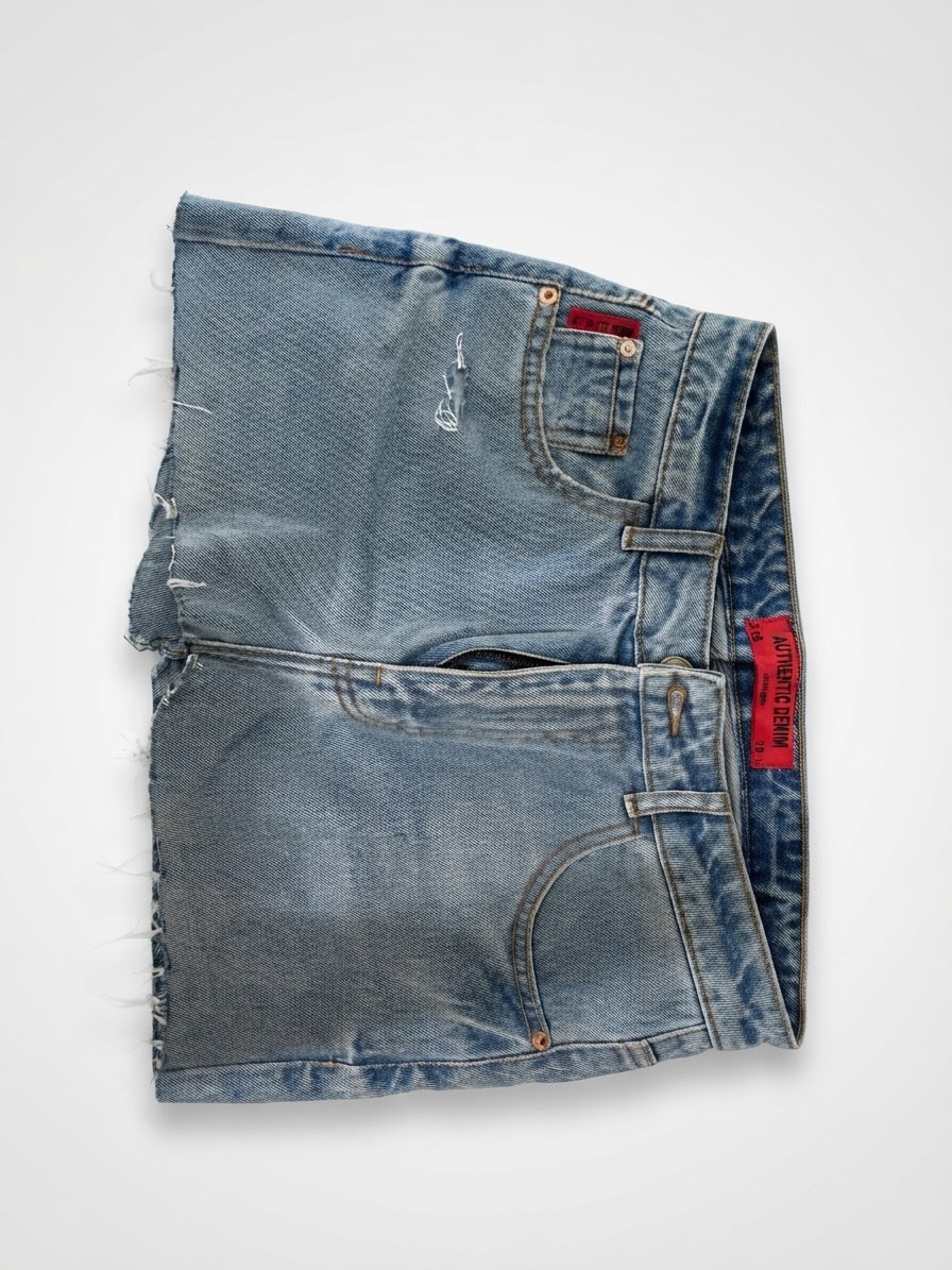 Jupe jean courte 
