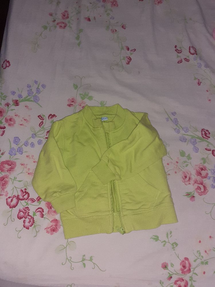 VESTE BEBE VERT PISTACHE PRENATAL