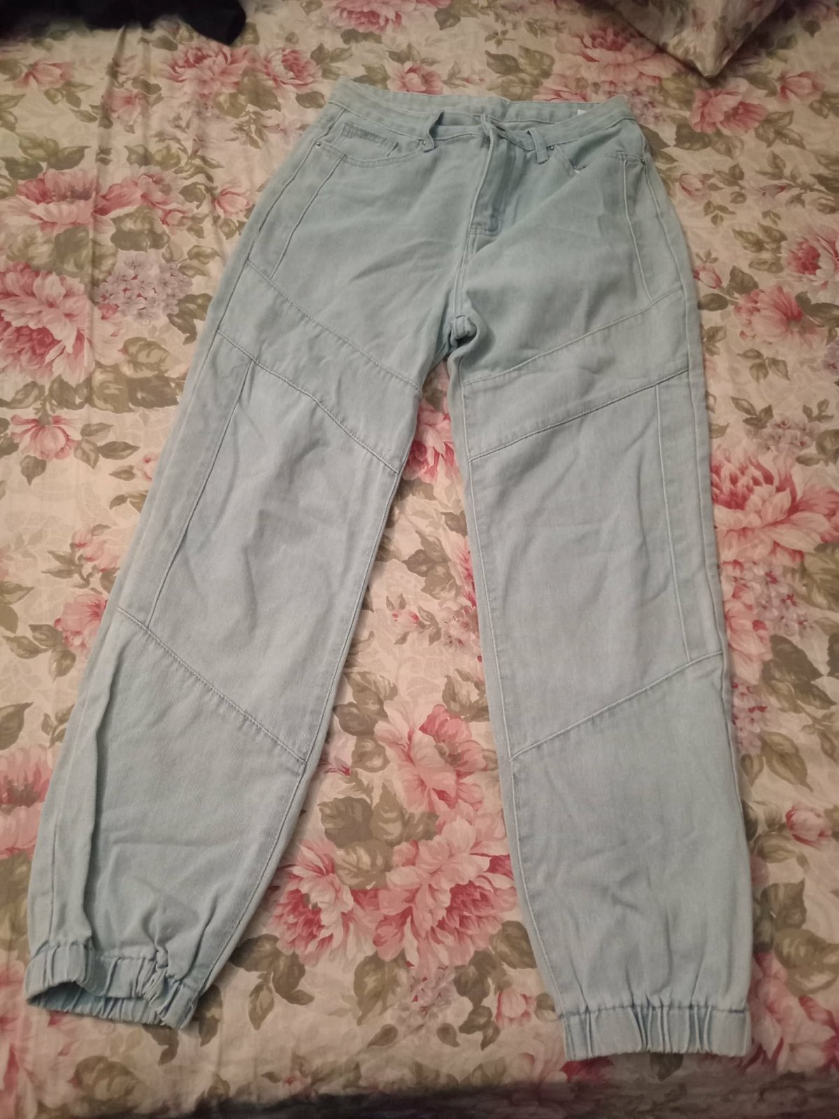 PANTALON CARGO SHEIN BLEU CLAIR