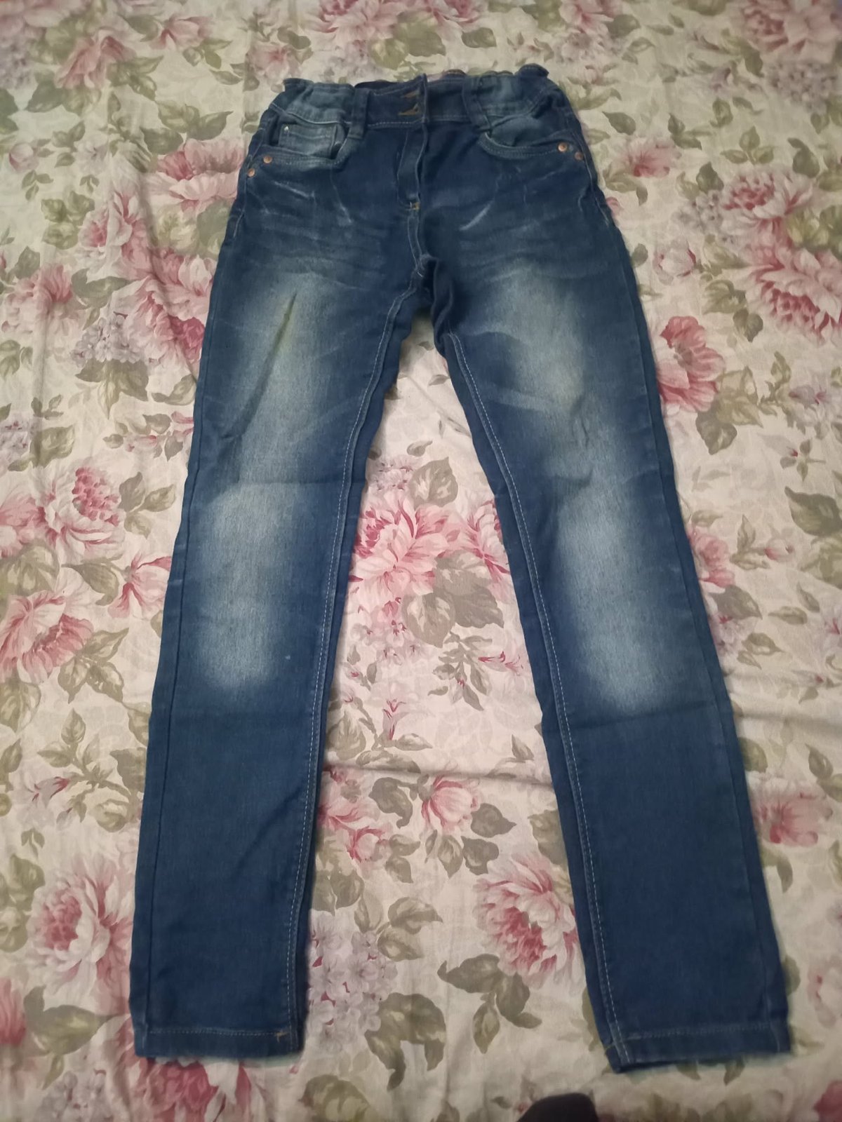 PANTALON BLEU DELAVE