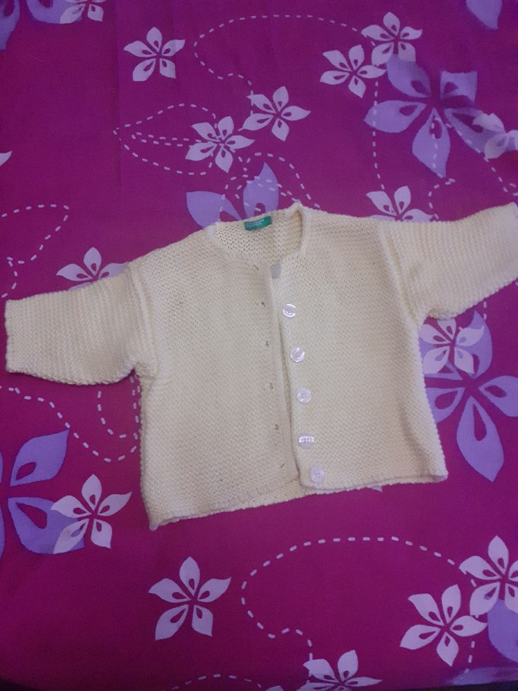 Gilet BENETTON Jaune 