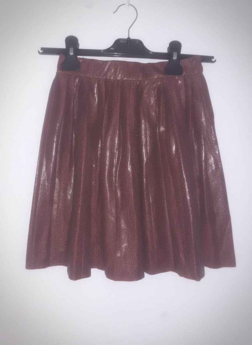 JUPE ZARA CUIR 
