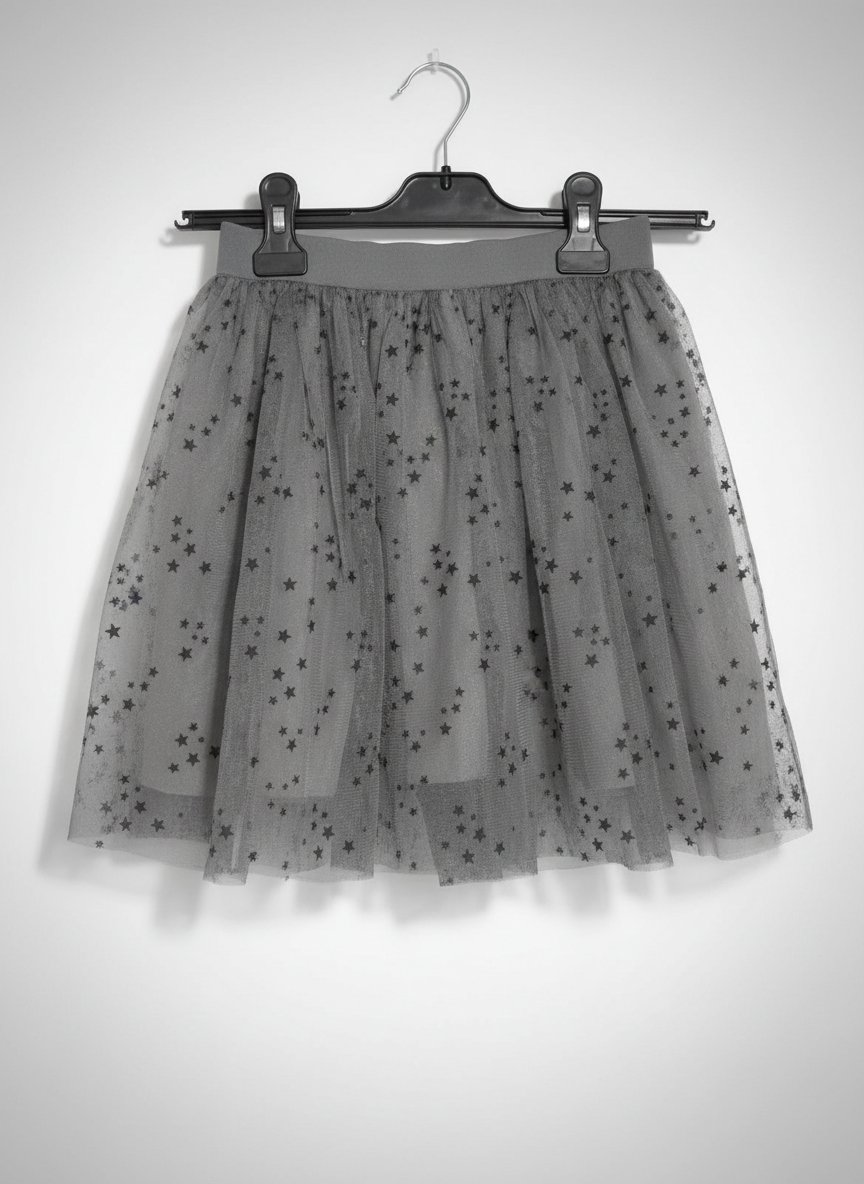 Jupe en tulle grise 