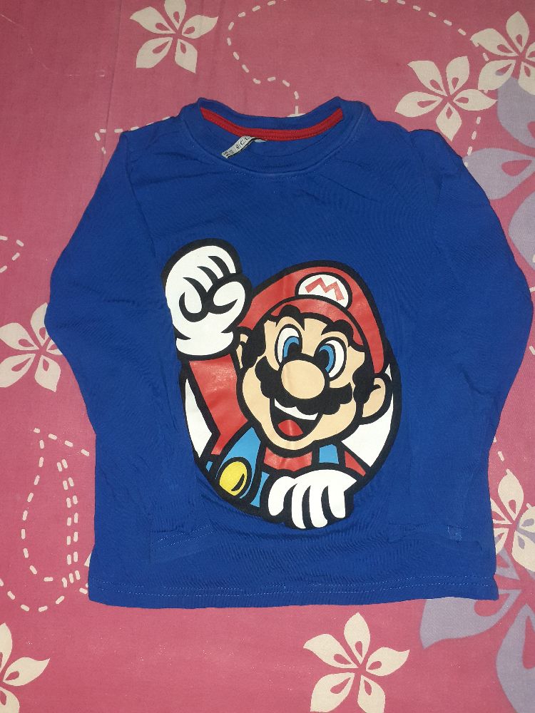 Tee-shirt SUPER MARIO Bleu