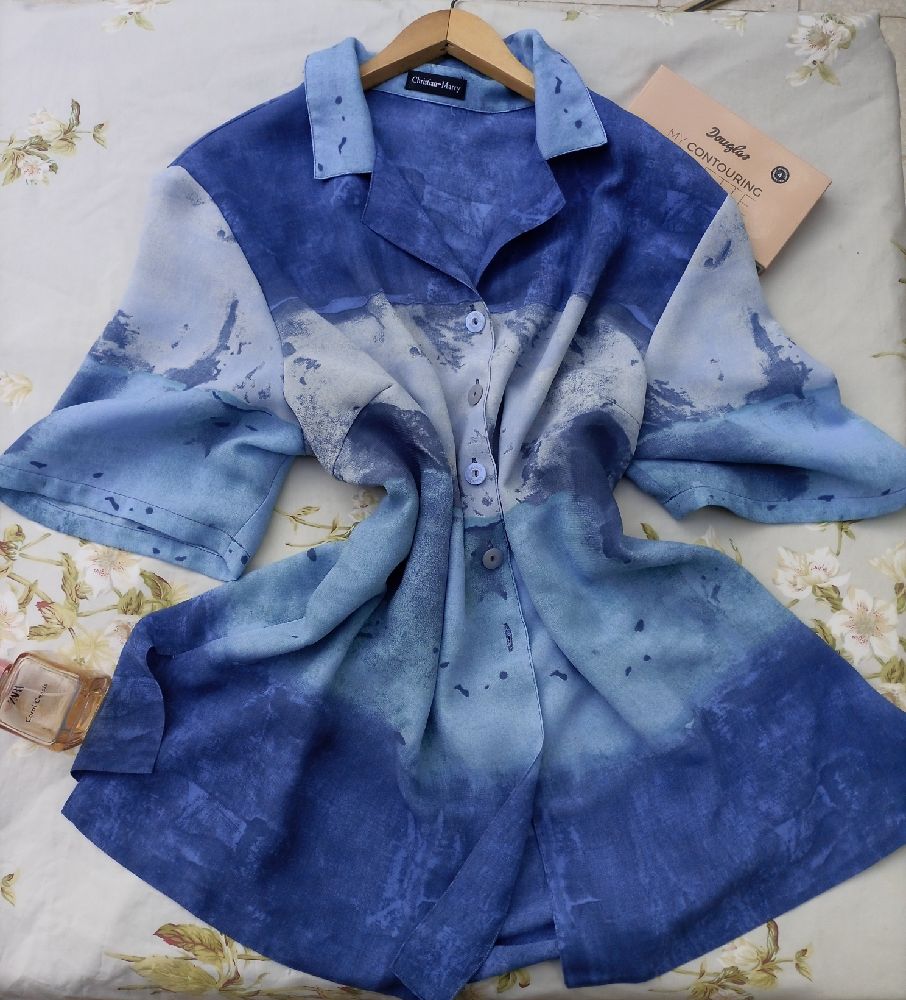 chemise bleu taille XL 